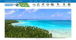 Desktop Screenshot of cheapticketscanada.com